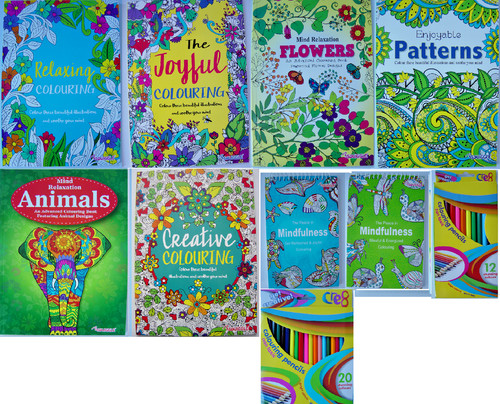 Adult colouring book mind - colouring,