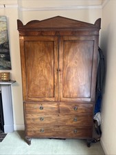 Victorian Tall Boy Linen Press