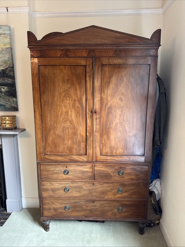 Victorian tall boy linen - victorian,