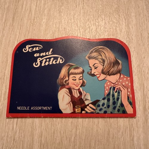 Vintage sew and stitch needle - vintage,