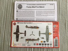 AIRFIX  INSTRUCTION SHEET -