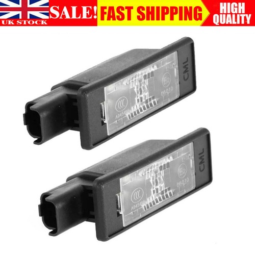 Number plate lamp fit - plate,