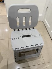 Foldable Step Stool Chair with