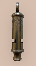 Antique J. Hudson & Co Metropolitan Police Whistle – Patent, c.1887–1900