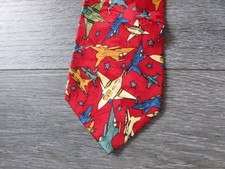 Saab Military Aircraft Fighter Jet Images 100% Silk Tie Made in Sweden