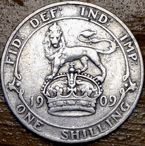 1909 king edward vii shilling - 1909,