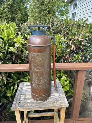 Vintage fire extinguisher - vintage,