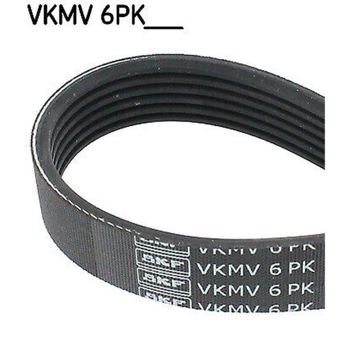 Ribbed belt skf vkmv 6pk895 - belt,