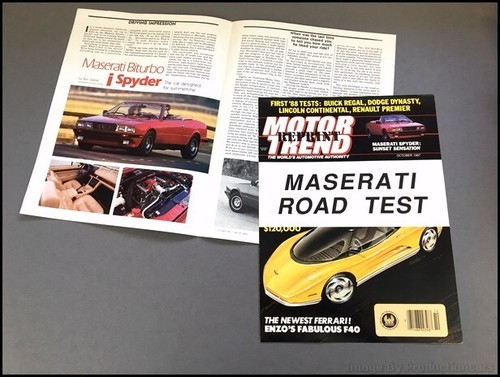 1988 1987 maserati biturbo - 1987,