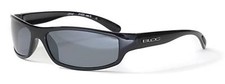 BLOC HORNET P100 Mens/Womens POLARISED Sunglasses SHINY BLACK / GREY CAT.3