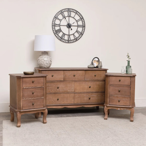 Drawer wooden chest of - 7,