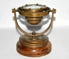 Antique brass nautical gimbal