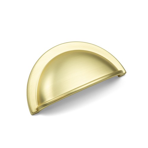 10x 64mm brass handles brushed - 10x,