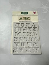 Katy Sue -Manuscript Alphabet silicone mould for cake decorating