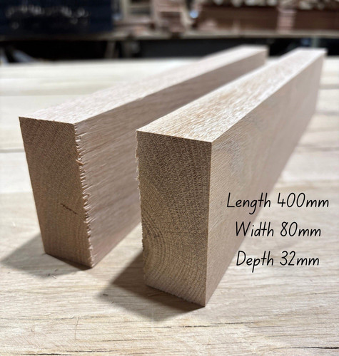 Planed oak hardwood timber - planed,