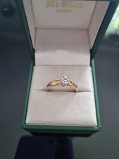 9ct Gold Diamond Solitaire