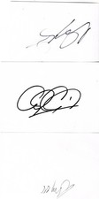 Celtic 4 seperate HAND SIGNED