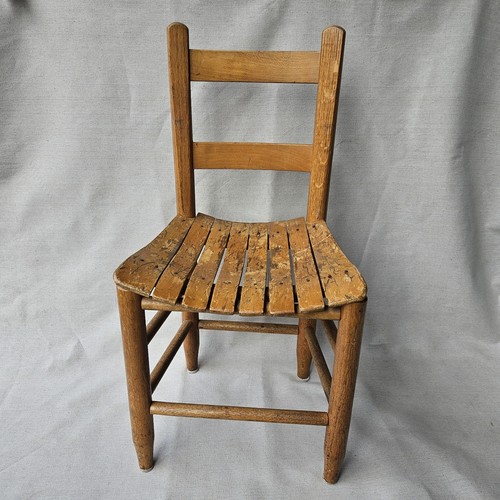 Vintage child wood slat - vintage,