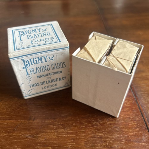 Antique pigmy playing cards - pigmy,