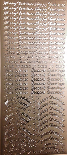 Peel off stickers - , 'merry