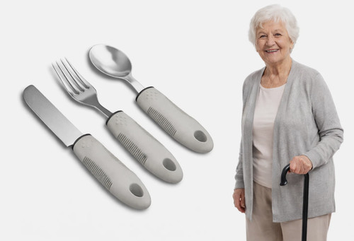 Disabled cutlery set elderly - set,