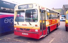 Bus photo JDZ2325 Eastern Counties Dennis Dart Wright Handybus @ Kings Lynn