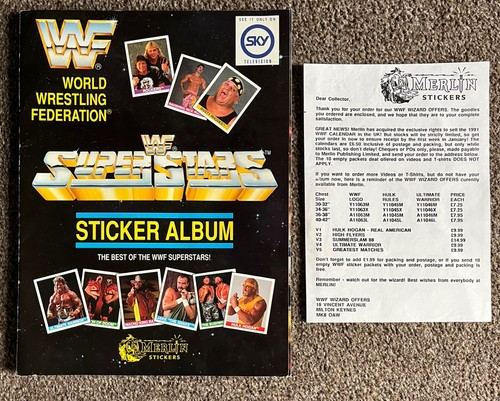 Retro wwf superstars sticker - retro,