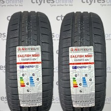 2 X New 185 55 15 NEREUS NS601 82V 185/55R15 1855515 *B WET GRIP* (2 TYRES)