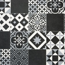 Moroccan Lino Flooring Black