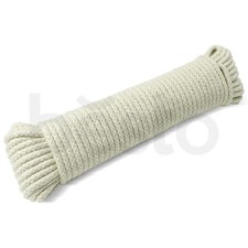 Heavy Duty Cotton Rope Washing Line Natural Braided Twisted Sash Cord Twine Rope