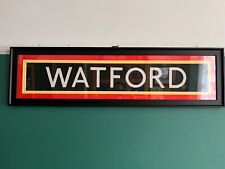 Watford Football Club Sign. Old bus destination blind.lovely
