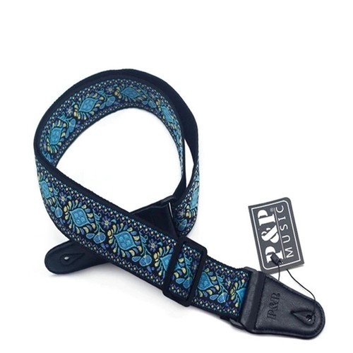 Embroidery guitar strap - guitar,