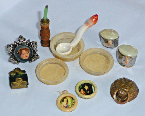 Charming vintage homemade doll - vintage,