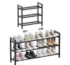 2 Tier Expandable Shoe Rack