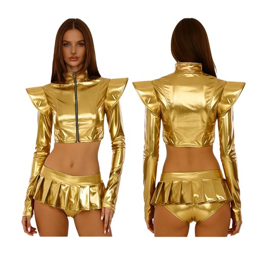 Women costumes shiny metallic - women,
