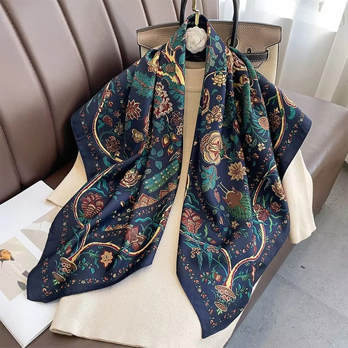 90cm square scarf twill - 90*90cm,
