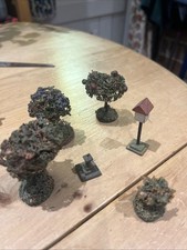 6 Prices Of Garden Flora, Dove Cote and Sundial For Dolls House Garden.