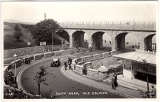 DENBIGHSHIRE - OLD COLWYN, CLIFF ROAD, REAL PHOTO BY A.W. HUTTON C.481