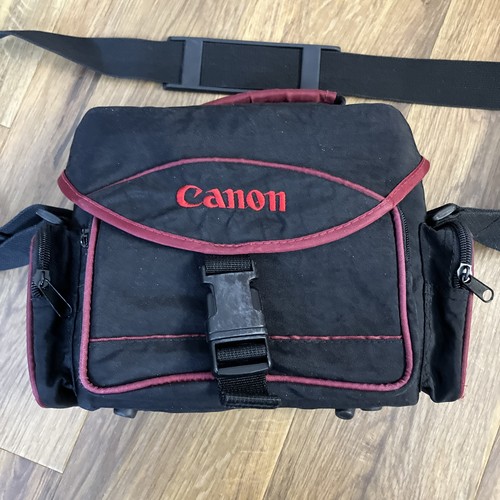 Vintage canon black camera - vintage, bag