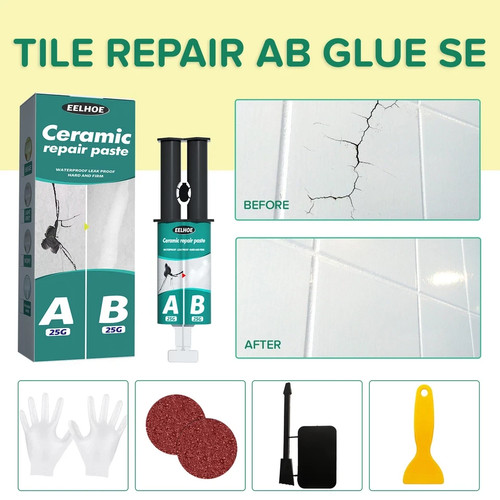 Bath white enamel repair fix - white,