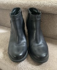 Clarks Womens Black Ankle