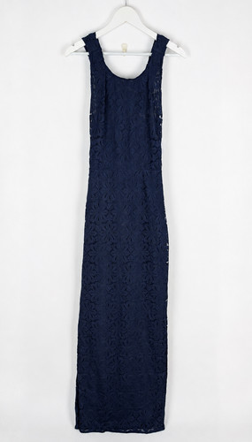 Whistles lace tie back maxi - back,
