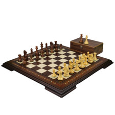Walnut Chess Set 20 Inch with