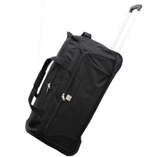 Travel Bag Wheeled Trolley Duffle Suitcase Roller Holdall Luggage 50x30x30cm