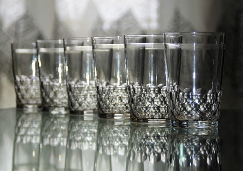 Old large glass - 6, crystal
