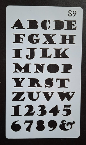 Alphabet letter stencil - alphabet,