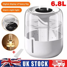 6.8L Humidifier Cool Mist Air Purifier for Home Baby Bedroom Plant Quiet Indoor