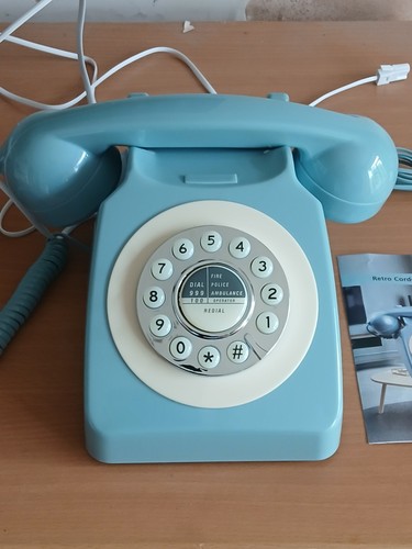 Retro dial telephone landline - retro,