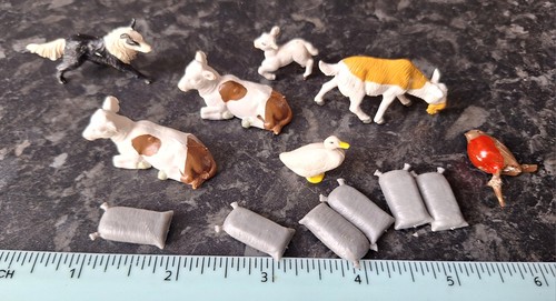 Vintage britains farm cows - britains,