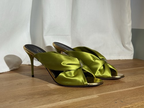 Oscar renta green silk - de,